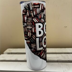 Book Lover 20 ounce skinny tumbler